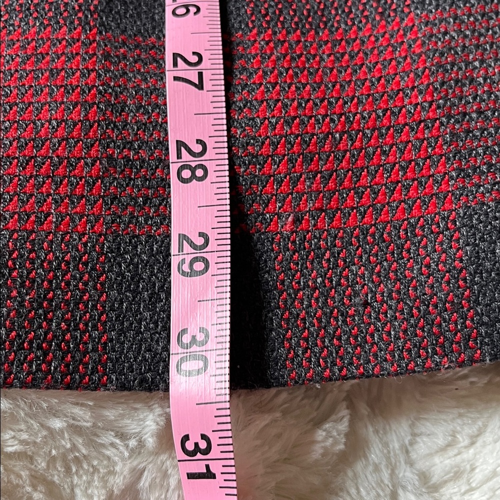John Meyer of Norwich Vintage Wool Blend Red Plaid  Blazer - Picture 14 of 14